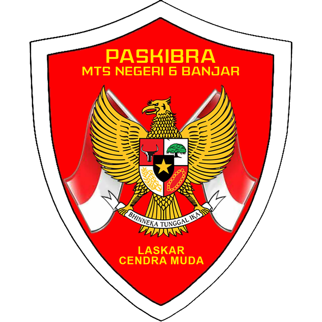 Logo Paskibra MTsN 6 Banjar