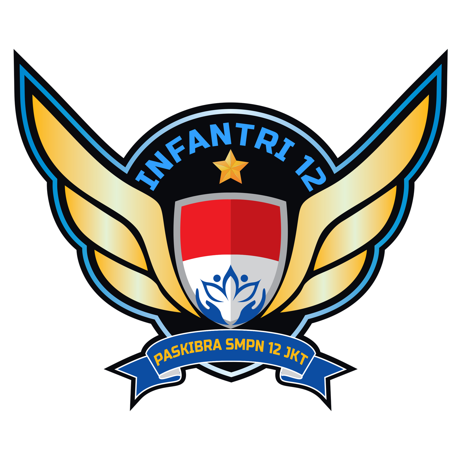 Logo SMPN 12 JAKARTA (INFANTRI 12) 