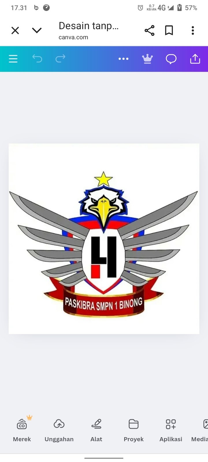 Logo LITTLE HEROES PASKIBRA SMPN 1 BINONG