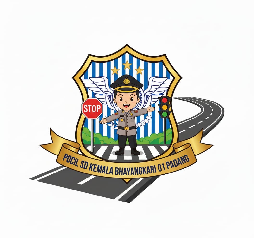 Logo Pocil SD Bhayangkari 01 Padang